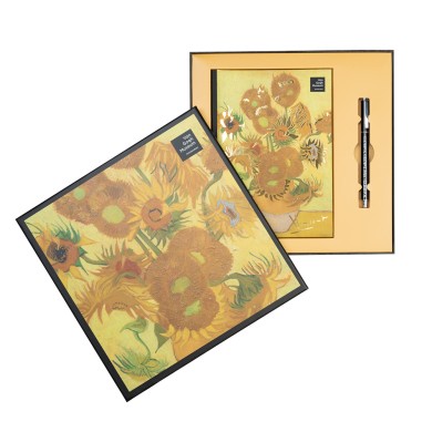 Σετ Δώρου Premium Τετράδιο 96σελ Α5 των 100γρ με Στυλό VAN GOGH MUSEUM