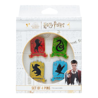 Σετ 4 Κονκάρδες HARRY POTTER Hogwarts Houses