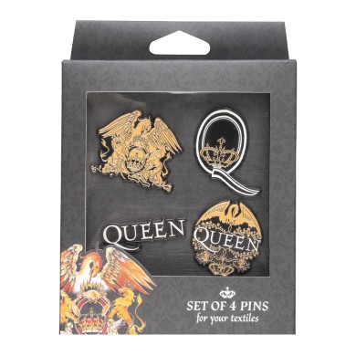 Σετ 4 Κονκάρδες QUEEN
