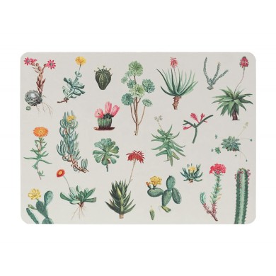 Σετ 4 Σουπλά BOTANICAL Cacti by Kokonote