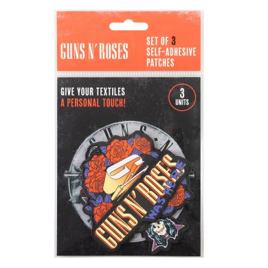 Σετ με 3 Ραφτά/Patches GUNS N' ROSES