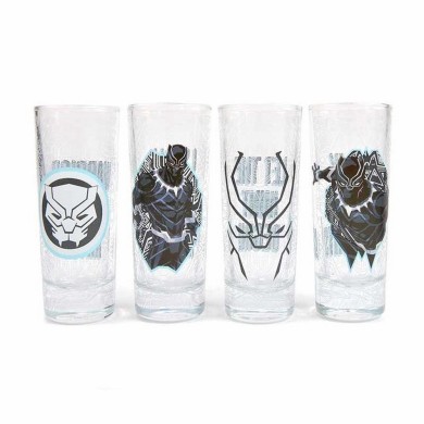 Σετ 4 Σφηνοπότηρα 100ml MARVEL Black Panther