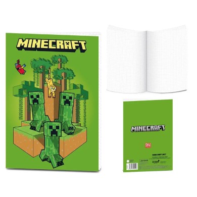Τετράδιο Καρό A5 MINECRAFT Creepers