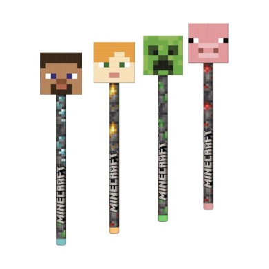Στυλό με Topper σε Σταντ 24 τεμ. MINECRAFT
