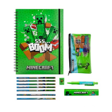 Σούπερ Σετ Ειδών 5 Τεμάχια Γραφείου A4 MINECRAFT Characters