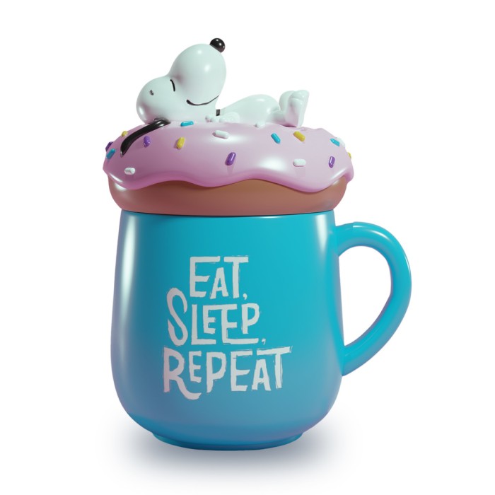 Κούπα με 3D Καπάκι 500ml SNOOPY