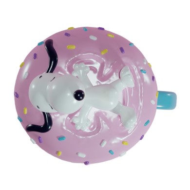 Κούπα με 3D Καπάκι 500ml SNOOPY