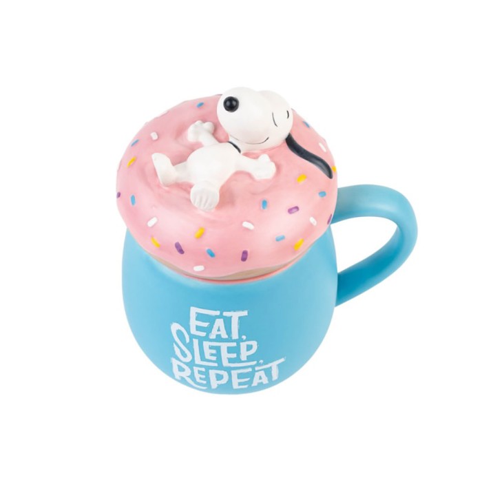 Κούπα με 3D Καπάκι 500ml SNOOPY