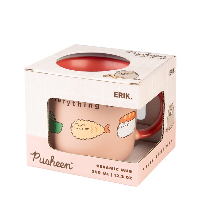 Premium Κούπα 350ml PUSHEEN Sushi Roll