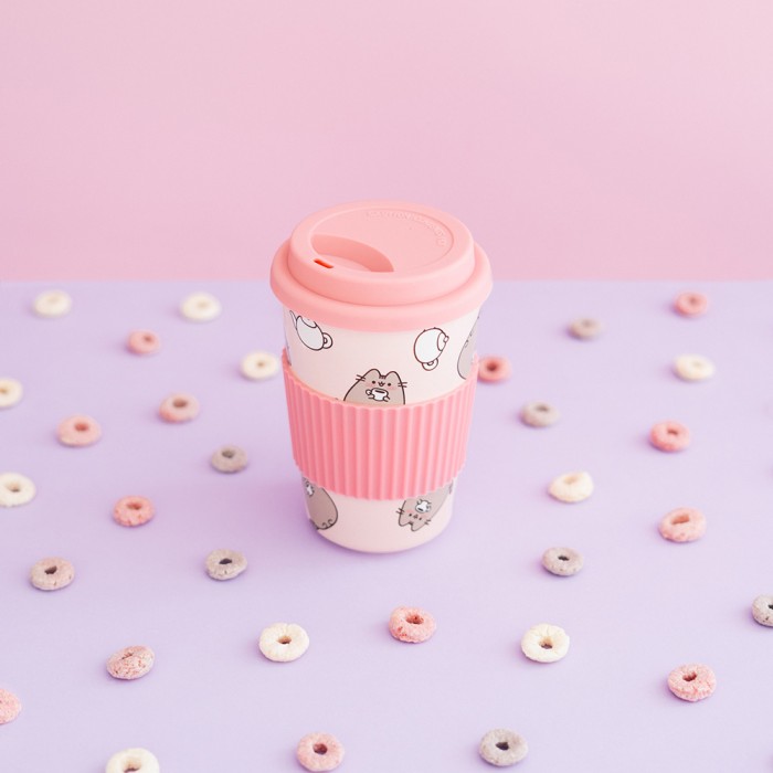 Κεραμική Κούπα Ταξιδιού 400ml με Καπάκι PUSHEEN Moments Collection