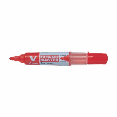 Μαρκαδόρος Ασπροπίνακα PILOT V-BOARD MASTER Κόκκινο Medium, σε Κουτί 10τμχ