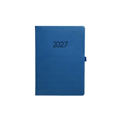 Ημερολόγιο Ημερήσιο Δεμένο PU 2027 12Χ17 Συσκ 5 Χρώματα Μιξ