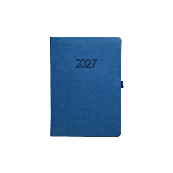 Ημερολόγιο Ημερήσιο Δεμένο PU 2027 12Χ17 Συσκ 5 Χρώματα Μιξ