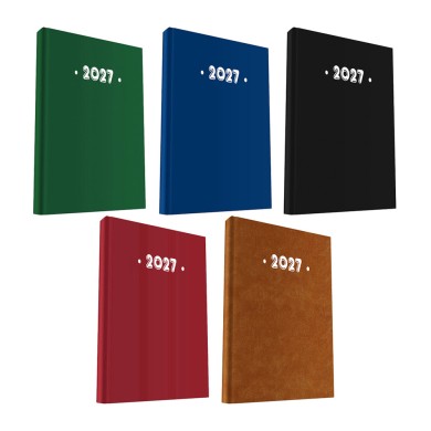 Ημερολόγιο Ημερήσιο PVC ΠΗΓΑΣΟΣ 2027 12Χ17 σε 5 Χρώματα Κλασσικά