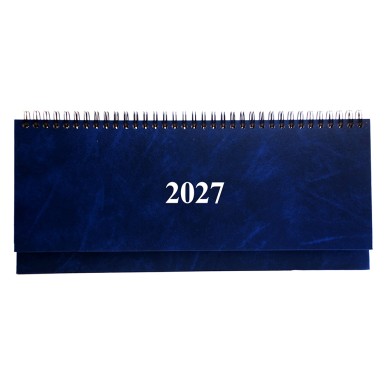 Πλάνο Εβδομαδιαίο 2027 30Χ13 Σπιράλ Μάρμαρο Μπλε
