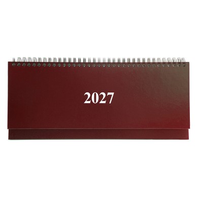 Πλάνο Εβδομαδιαίο 2027 30Χ13 Σπιράλ Μπορντό