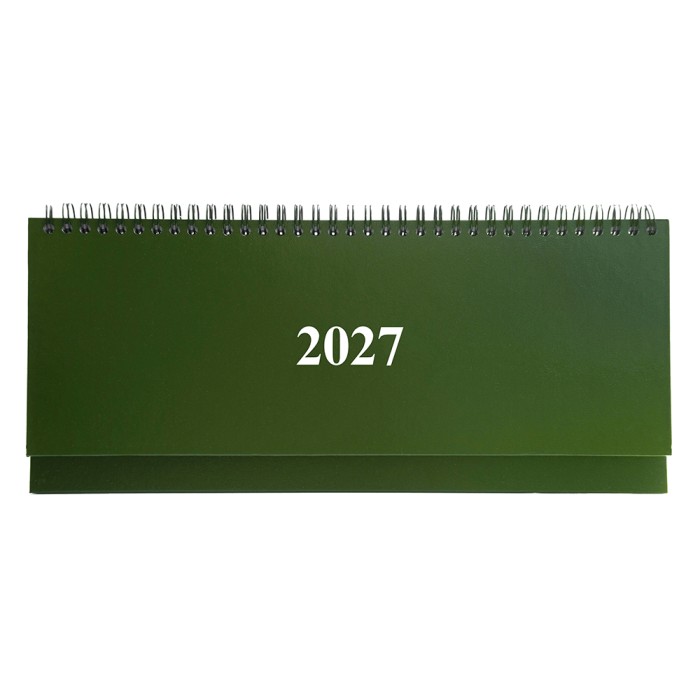 Πλάνο Εβδομαδιαίο 2027 30Χ13 Σπιράλ Πράσινο