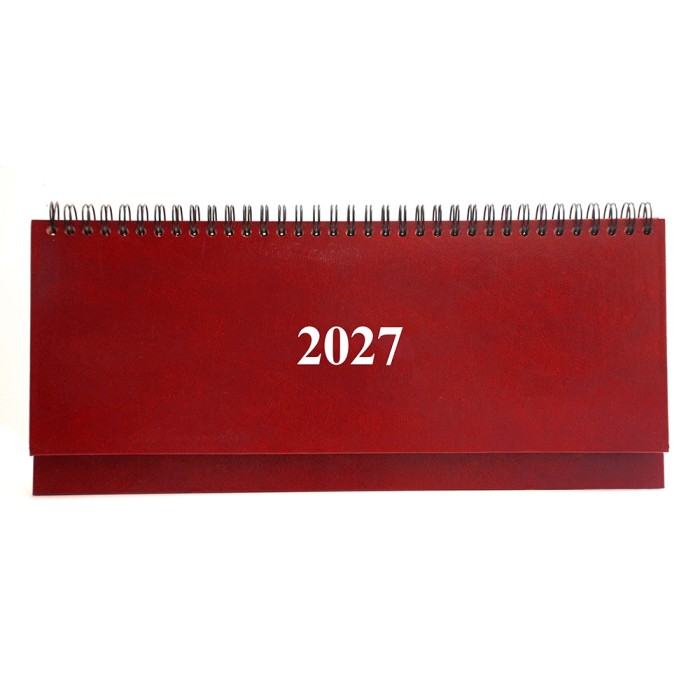 Πλάνο Εβδομαδιαίο 2027 30Χ13 Σπιράλ Κόκκινο