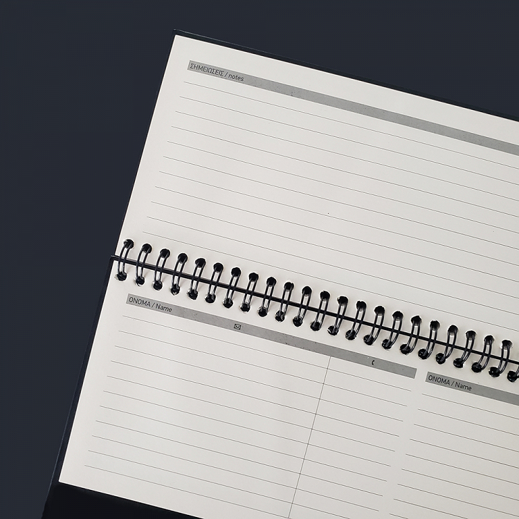 Weekly Planner 2026 30Χ13 Spiral Blue