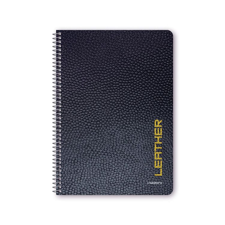 LEATHER Wirelock Notebook B5/17Χ25