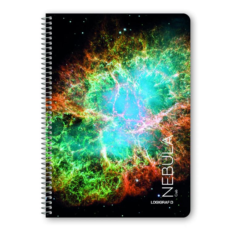 NEBULA Τετράδιο Σπιράλ Wirelock Β5/17Χ25 2 Θέματα 60 Φύλλα 10τμχ