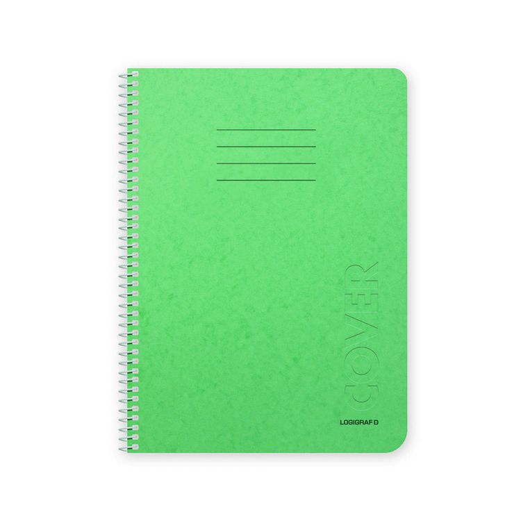 COVER Wirelock Notebook B5/17Χ25 10 colors