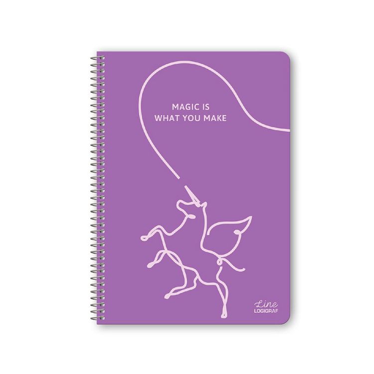 LINE Wirelock Notebook B5/17Χ25