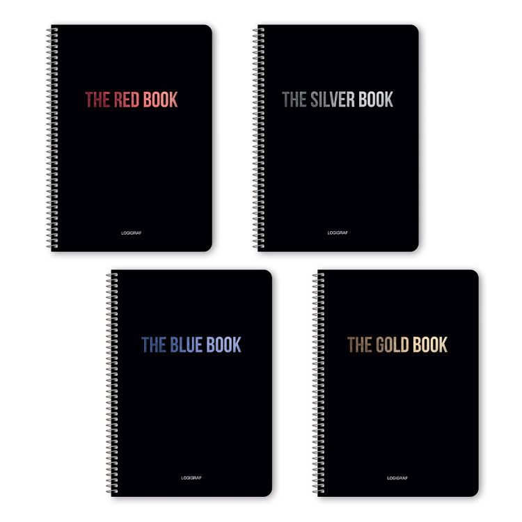 THE COLOR BOOK Τετράδιο Σπιράλ Wirelock A4/21Χ29 2 Θέματα 60 Φύλλα 10τμχ