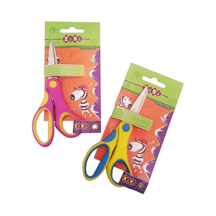 Children's Pair of Scissors 126 mm with rubber handles