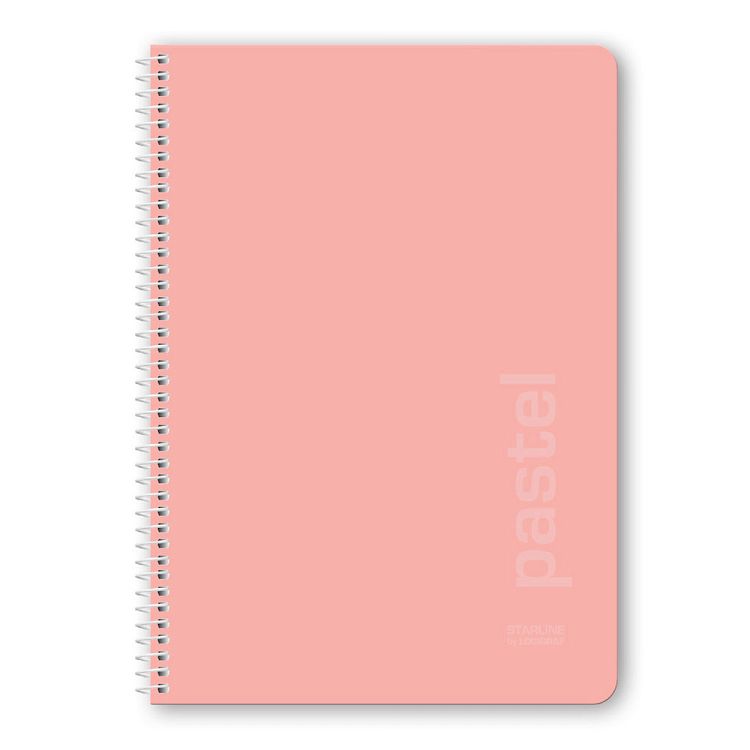 PASTEL STARLINE Wirelock Notebook B5/17Χ25 4sub 120sh 6pcs