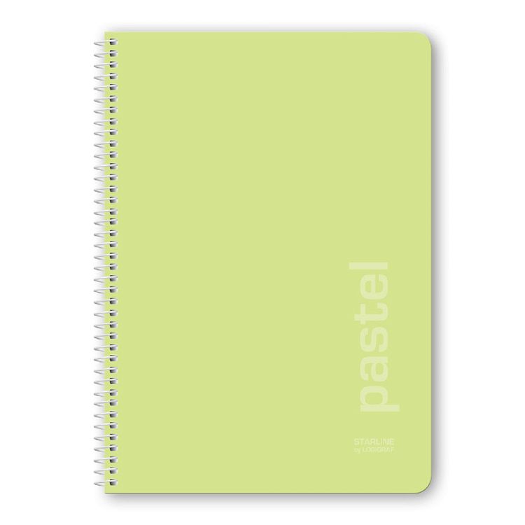 PASTEL STARLINE Τετράδιο Σπιράλ Wirelock B5/17Χ25 2Θ 60Φ 10τμχ