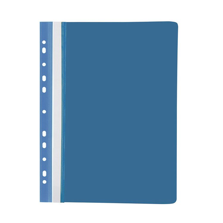 Ντοσιέ Έλασμα με 11 τρύπες Α4 ΡΡ, 20τμχ, σε 7 χρώματα - Γαλάζιο