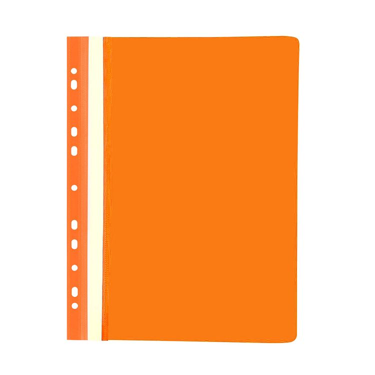 Ντοσιέ Έλασμα με 11 τρύπες Α4 ΡΡ, 20τμχ, σε 7 χρώματα - Πορτοκαλί
