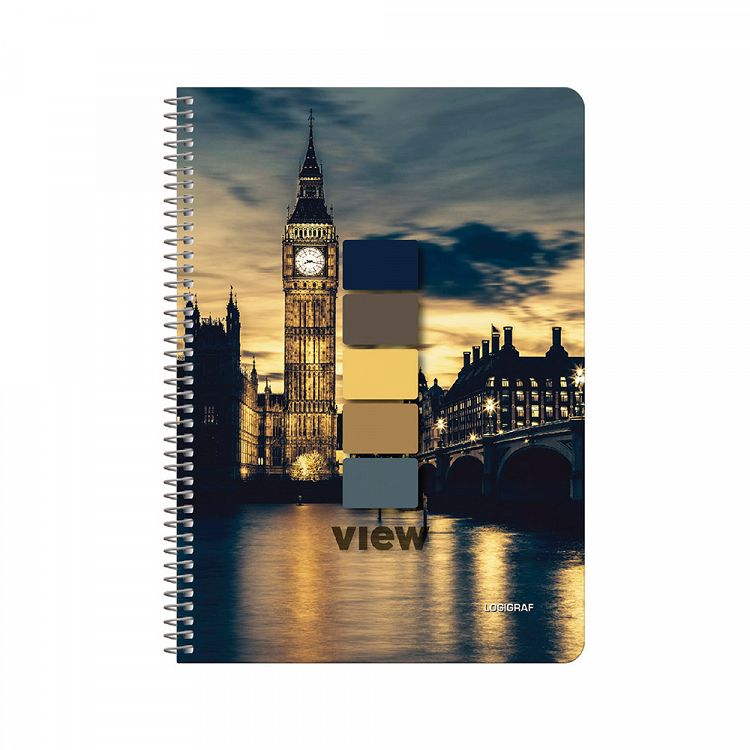 VIEW Wirelock Notebook B5/17Χ25