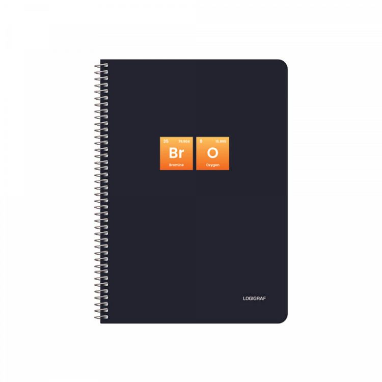 PERIODIC Wirelock Notebook B5/17Χ25 4 Subjects 120 Sheets 6pcs pack