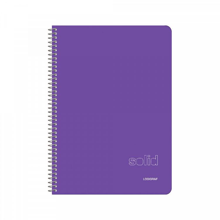 SOLID Τετράδιο Σπιράλ Wirelock B5/17Χ25