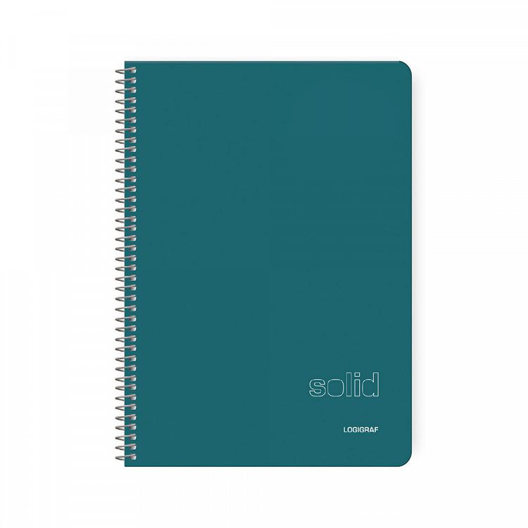 SOLID Τετράδιο Σπιράλ Wirelock B5/17Χ25