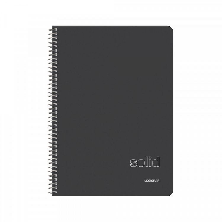 SOLID Τετράδιο Σπιράλ Wirelock B5/17Χ25