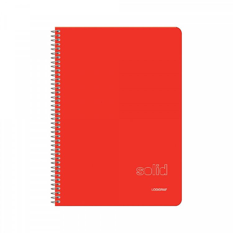 SOLID Τετράδιο Σπιράλ Wirelock B5/17Χ25