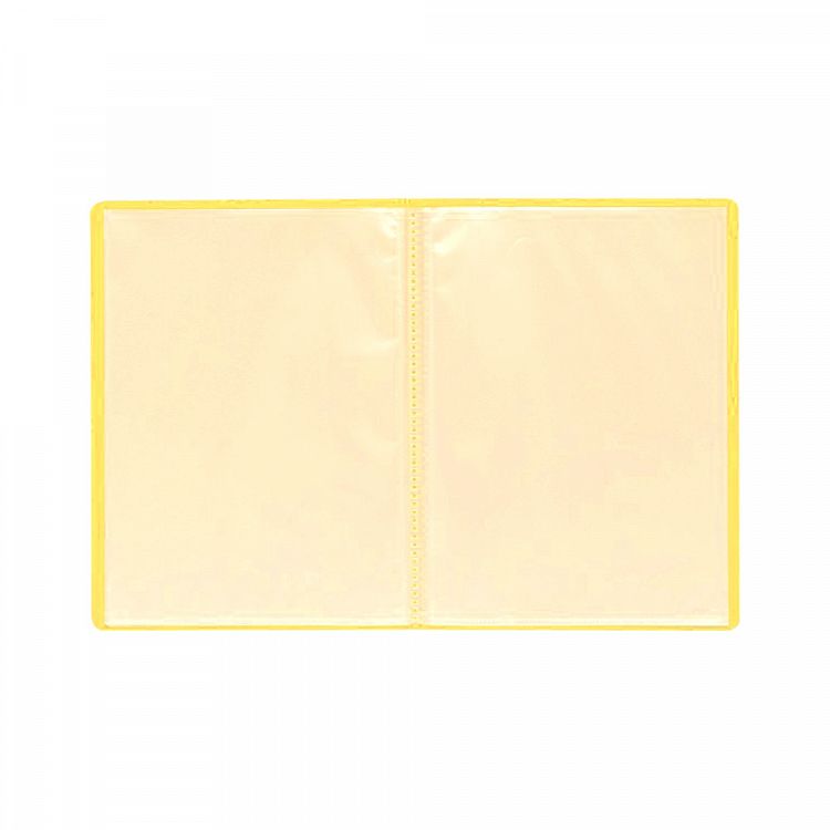 Σουπλ Mαλακό ELEGANT, με 10 Διαφανείς Θήκες, Α4, σε 4 χρώματα - Kίτρινο