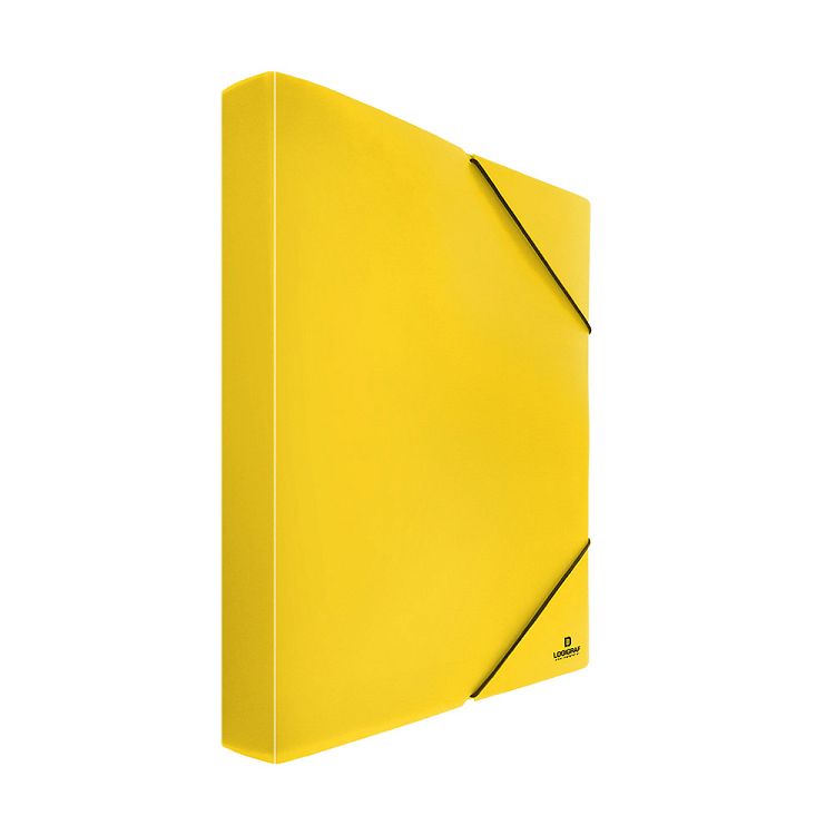 BASIC Kουτί Λάστιχο PP 25X35 5εκ, Κίτρινο
