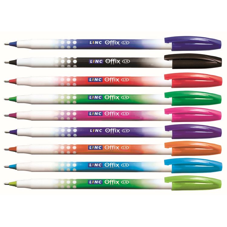 Ball pen LINC Offix/orange, box 50pcs