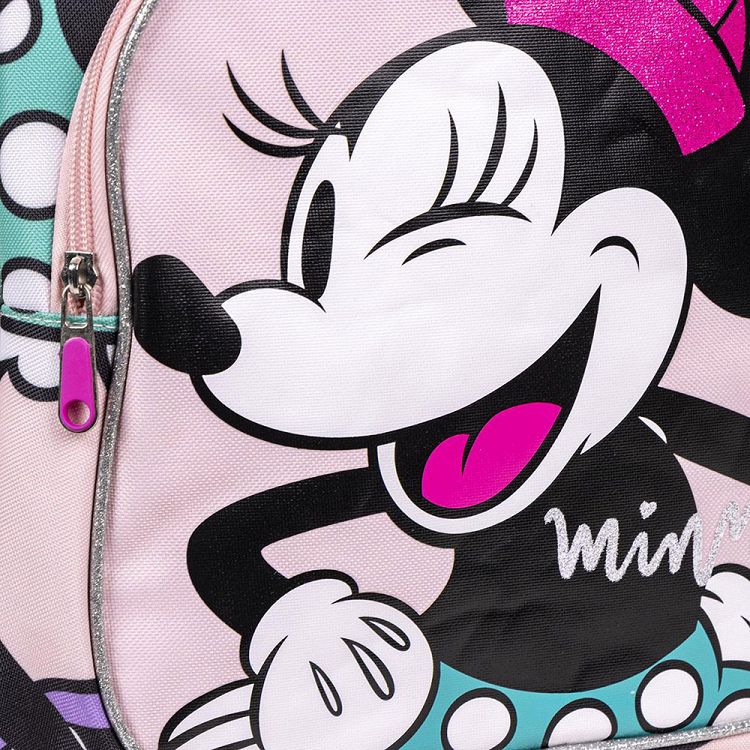 Σχολική Τσάντα Πλάτης με Θήκη για Τρόλεϋ 42εκ DISNEY Minnie Mouse