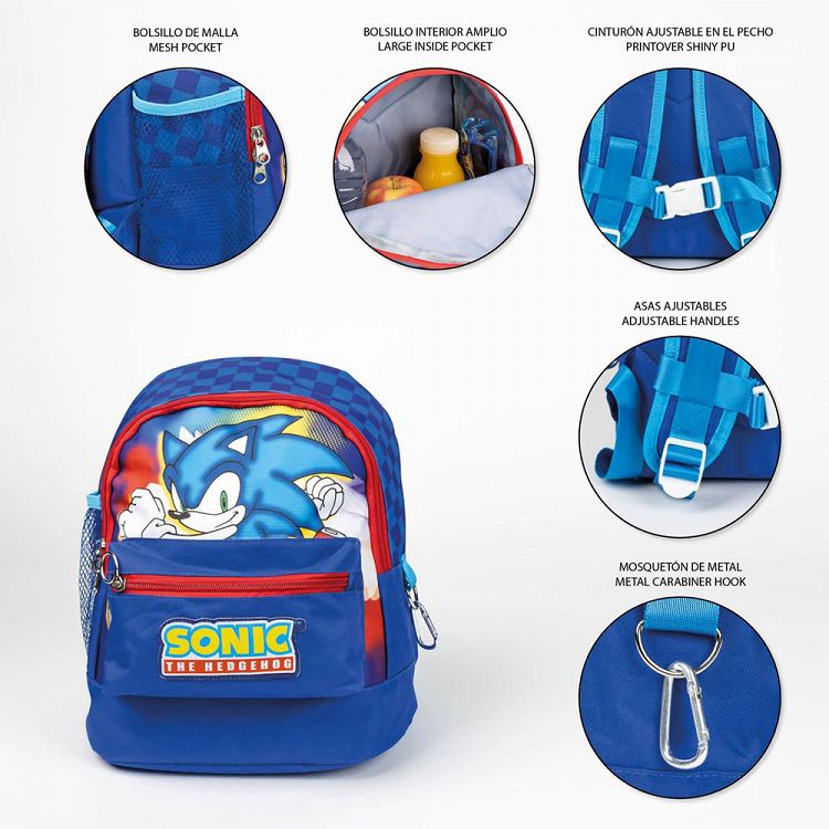 Kids Trekking Backpack 27cm SONIC THE HEDGEHOG