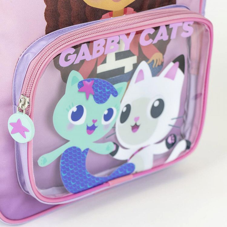 Childrens Backpack 30cm with Pocket GABBY´S DOLLHOUSE Gabby Cats