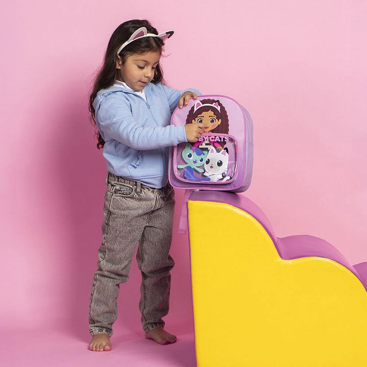 Childrens Backpack 30cm with Pocket GABBY´S DOLLHOUSE Gabby Cats