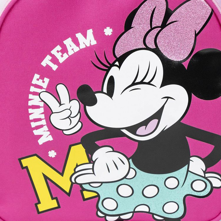 Σχολική Τσάντα Πλάτης με Θήκη για Τρόλεϋ 38εκ DISNEY Minnie Mouse