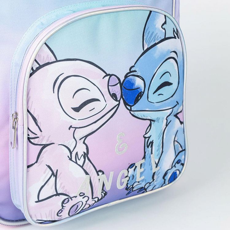 Σχολική Τσάντα Πλάτης με Θήκη για Τρόλεϋ 38εκ DISNEY Lilo & Stitch