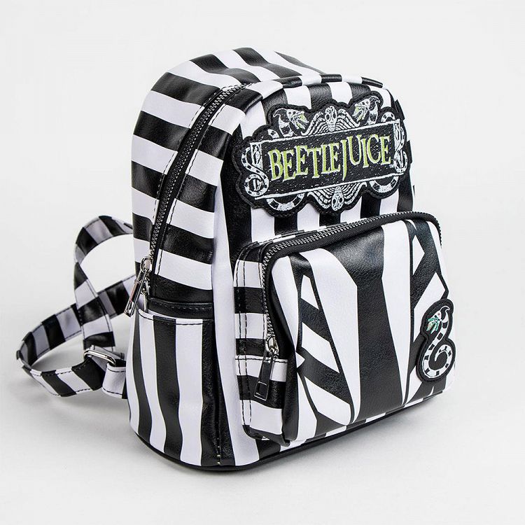 Premium Faux-leather Backpack 25cm BEETLEJUICE