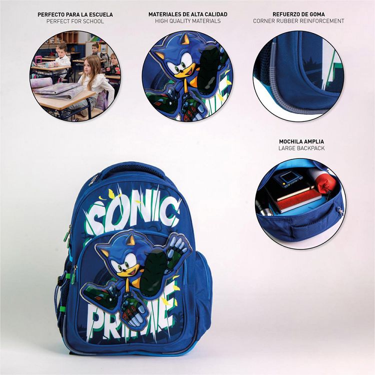 School Backpack 42cm SONIC Prime